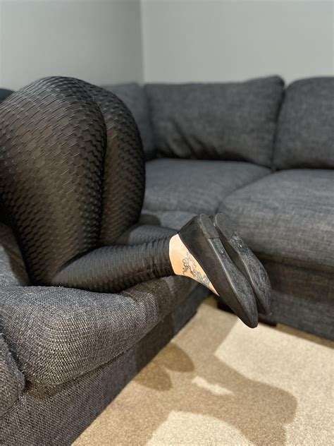 New shoe job video up now! He puts them back on me after covering my