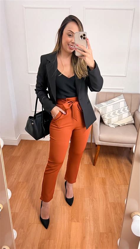 Look Formal Feminino Para Trabalho - Look de trabalho elegante | Looks sociais femininos, Looks elegantes ...