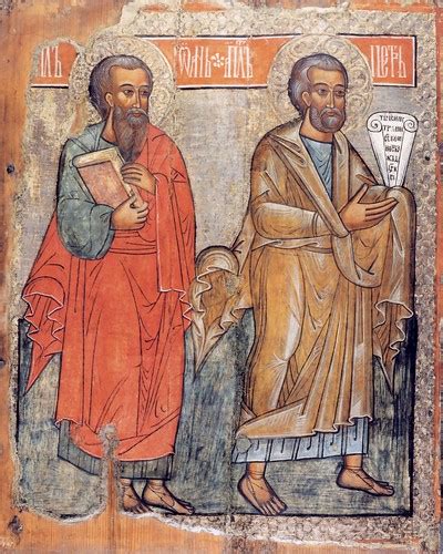 Апостоли Іоанн і Петро | Друга пол. XVI ст. Галичина. Дошка … | Flickr
