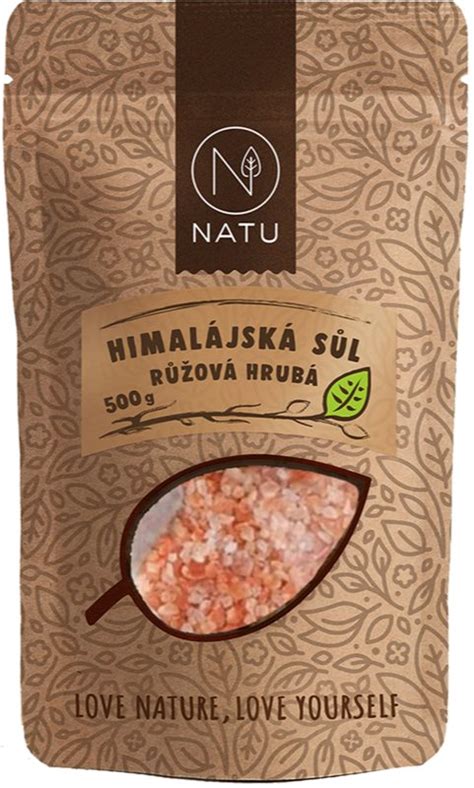 NATU Himalájska soľ ružová hrubá kuchynská soľ | notino.sk