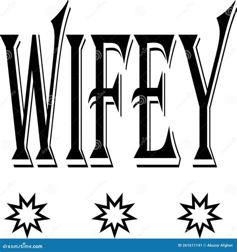 Wifey Jpg Image with SVG Cutfile for Cricut and Silhouette Stock