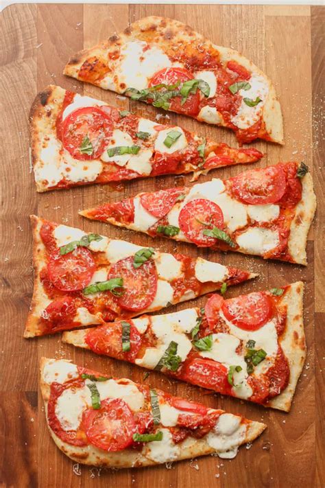Thin and Crispy Margherita Flatbread - SueBee Homemaker