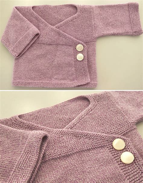 Amazing Knitting: Baby Kimono - Free Knitting Pattern