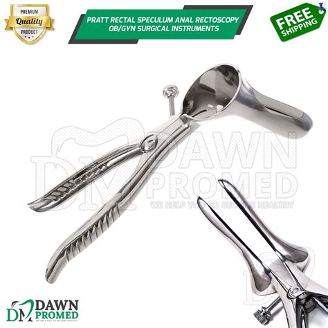 German Grade Pratt Rectal Speculum Anal Rectoscopy OB/GYN Urology Inst