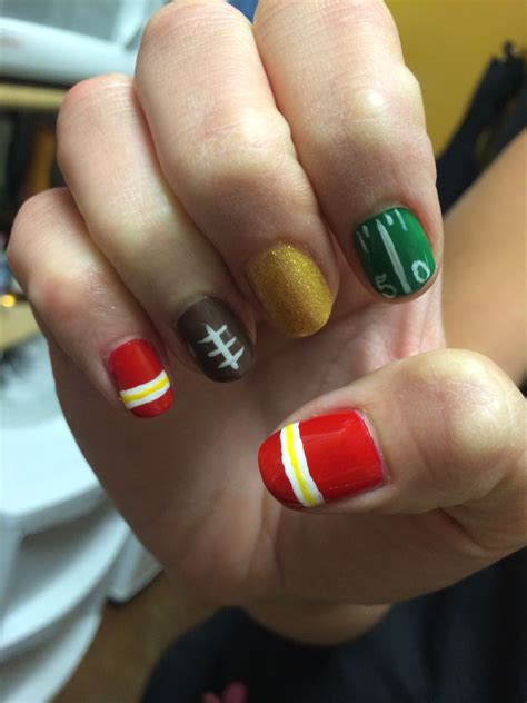 KC Chiefs Nails