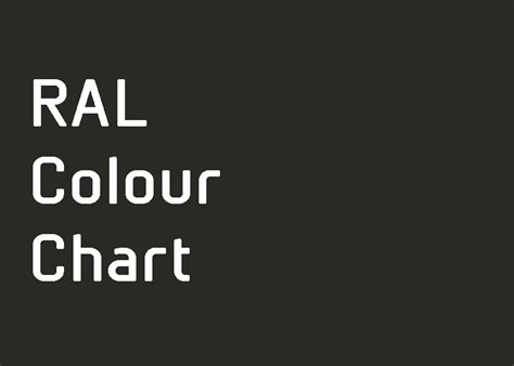 RAL Colour Chart - hiberform hiberform