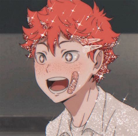 Hinata sparkle pfp | Haikyuu, Hinata, Cute