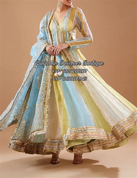 Anarkali Suit For Wedding Party || Punjaban Designer Boutique