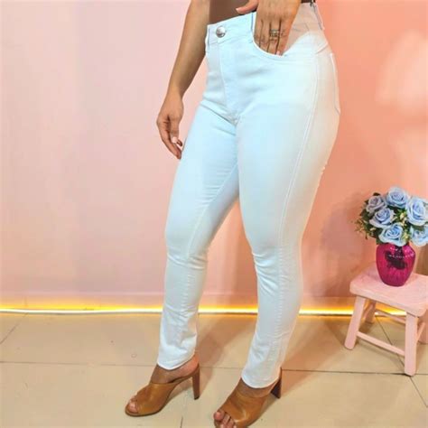 Calça Branca Social Feminina - Calça Branca Feminina Social Confortável 16057 | Shopee Brasil