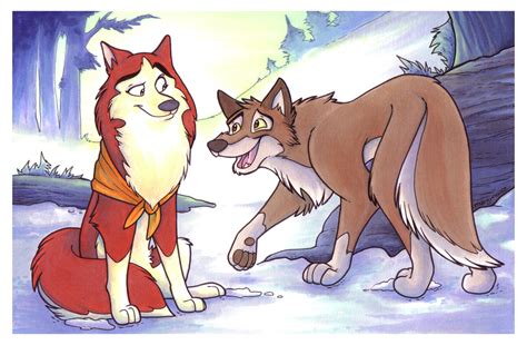 Balto and Jenna by marymouse on DeviantArt