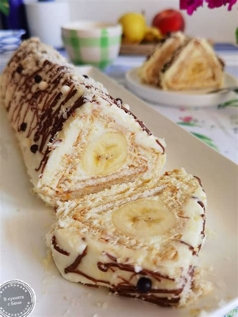 Бисквитено покривче с чийз крем | Dessert recipes easy, Bulgarian ...