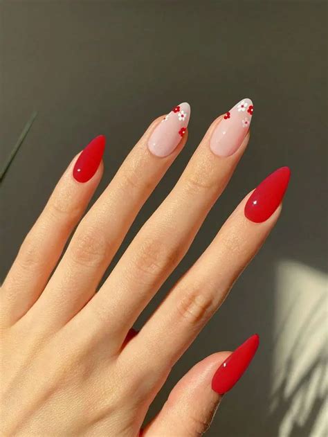 Unhas De Gel Simples E Elegantes Vermelho - Unhas decoradas vermelhas: 12 inspirações para renovar a nail art