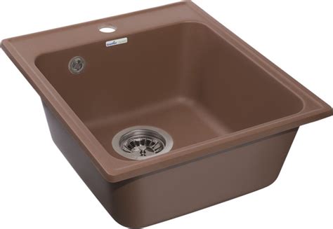 Врезная кухонная мойка GranFest QUARZ GF Z-17 терракот - купить с ...