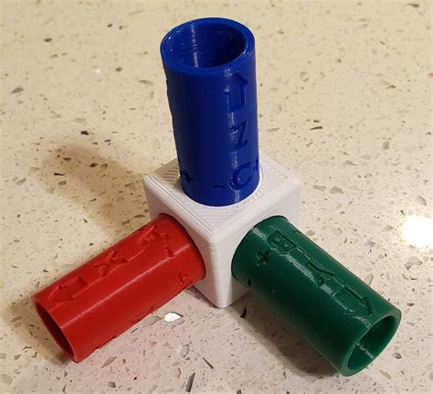 coordinate system training cube  cnc machining etsy