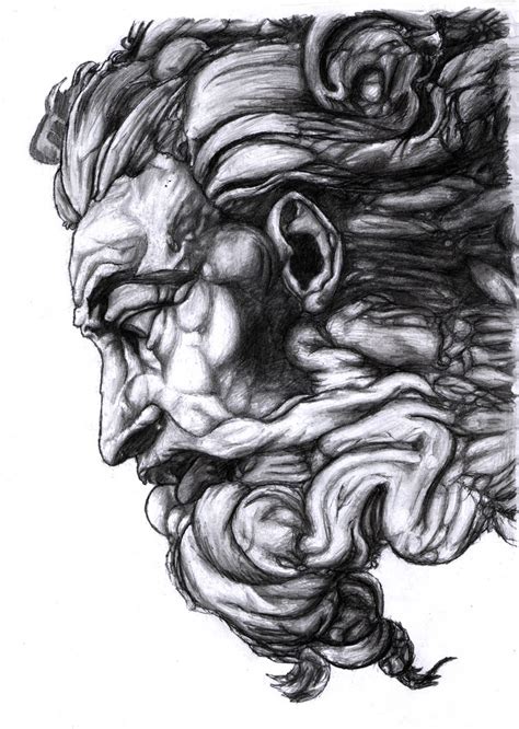 Michelangelo's God -shaded- by Bobbu on DeviantArt