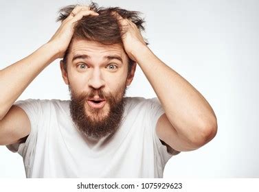stunned man surprise stock photo  shutterstock