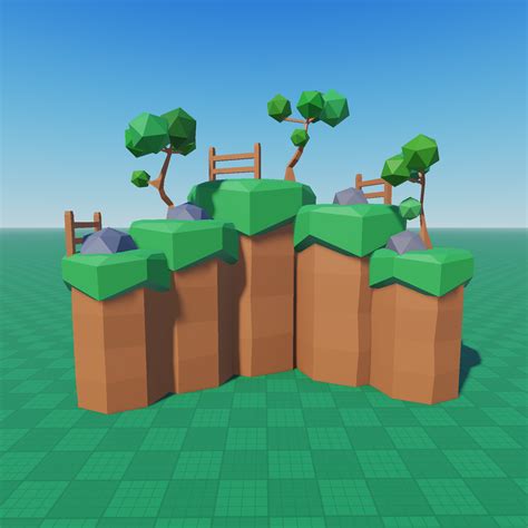 low poly plains accet pack for roblox – Clearly Development