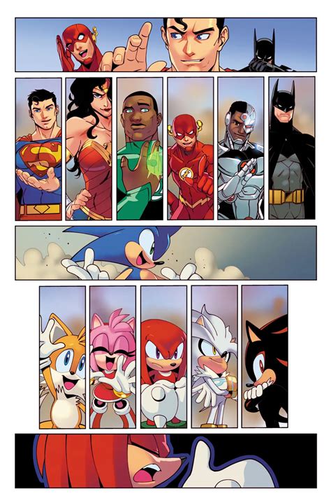DC X Sonic the Hedgehog: Унікальний кросовер між всесвітами Sega та DC