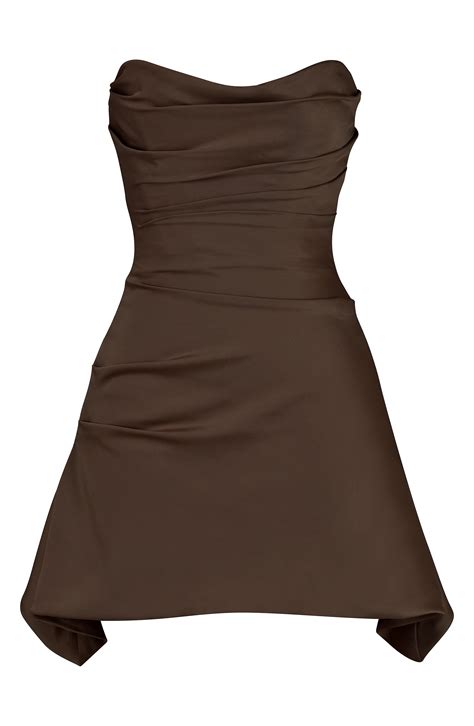 HOUSE OF CB Jasmine Strapless Satin Corset Dress | Nordstrom | Satin