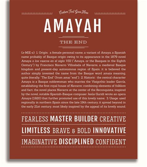 Amayah | Name Art Print | Names, Person name, Name art