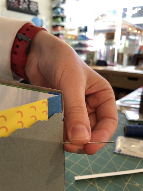 Beginner's Adventures in Book Binding: Punching and Stitching — little