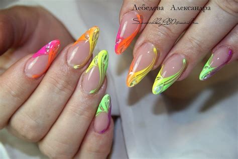 мои работы 2014 | Neon nails, Pretty nail art designs, Nail art designs ...