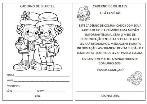 Caderno De Bilhetes - Mundo infantil 2º ano: Abertura para caderno de bilhetes