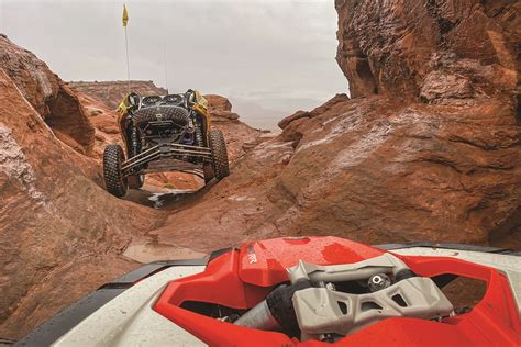 Behind The Wheel of A Can-Am UTV at International Off-Road Day