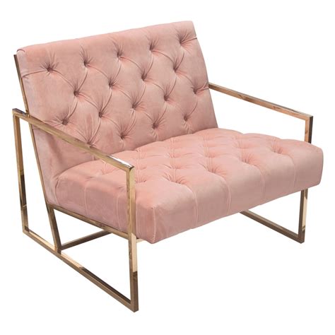 Купить Кресло розовое с металлическим каркасом Luxe Pink в Алматы за ...