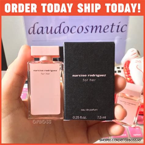 Narciso Rodriguez Eau De Parfum 7.5mL EDP Miniature Perfume for Women ...
