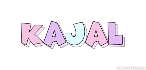 Kajal Logo | Free Name Design Tool from Flaming Text