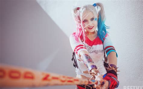 2880x1800 Harley Quinn Cosplay HD Macbook Pro Retina ,HD 4k Wallpapers