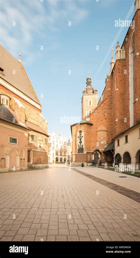 Krakow. Old town square Stock Photo - Alamy