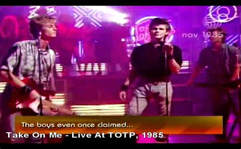 A-ha - Take On Me - Live At TOTP, 1985 [HD] - YouTube