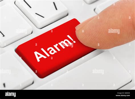 Computer notebook keyboard with Alarm key Stock Photo - Alamy