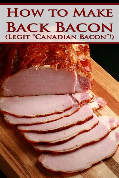 How to Make Peameal Bacon and Back Bacon Recipes