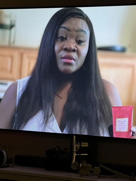 No stripper coochie and bath and body works….as she holds Bath and Body