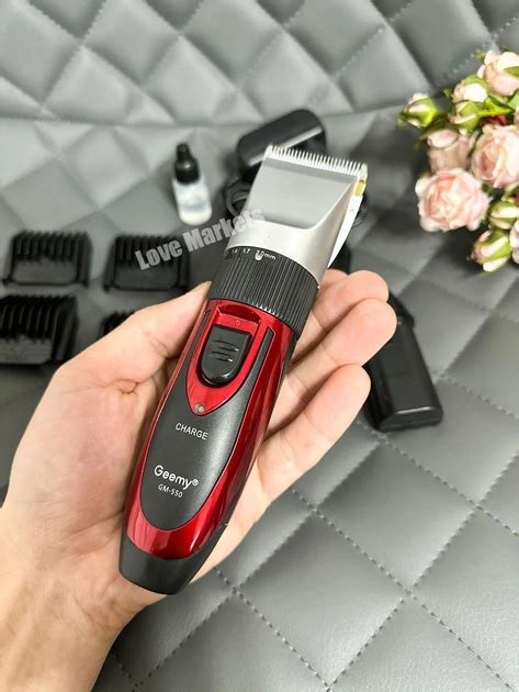 Машинка для стрижки волос с керамическими лезвиями Geemy GM-550 с ...