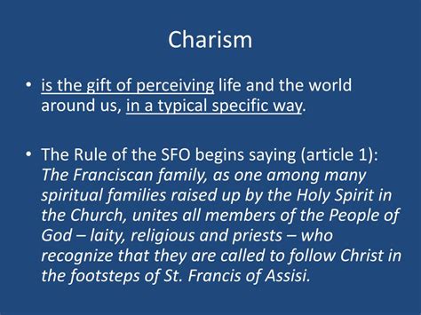 PPT - Vocation – revisited Charism Mission PowerPoint Presentation ...