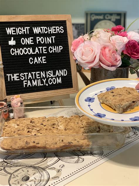 Weight Watchers One Point Chocolate Chip Cake
