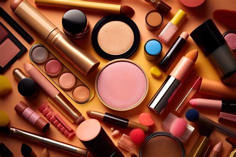 premium photo  collection  makeup products including  makeup
