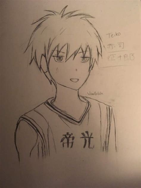 Teiko Akashi Seijuro Sketch | Kuroko No Basket Amino