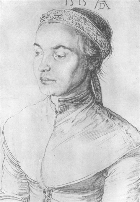 Альбрехт Дюрер. Портрет молодой девушки | Albrecht durer, Portrait ...