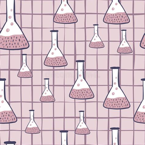картина химии безшовная иллюстрация вектора. иллюстрации насчитывающей ...