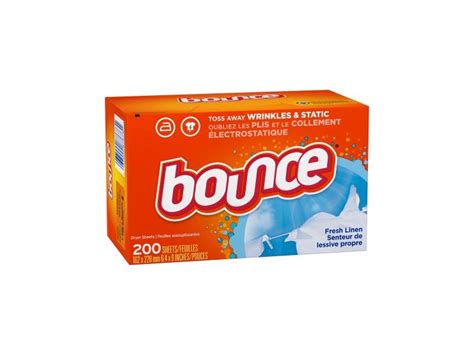 Bounce Dryer Sheets, Fresh Linen, 200 Sheets Ingredients and Reviews