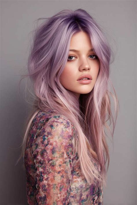 lavender dreams  pastel purple hair  youll totally fall