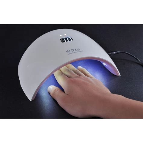 Комбинирана лампа за маникюр и педикюр SUN9, Бял, UV LED, 24W, 15 диода ...