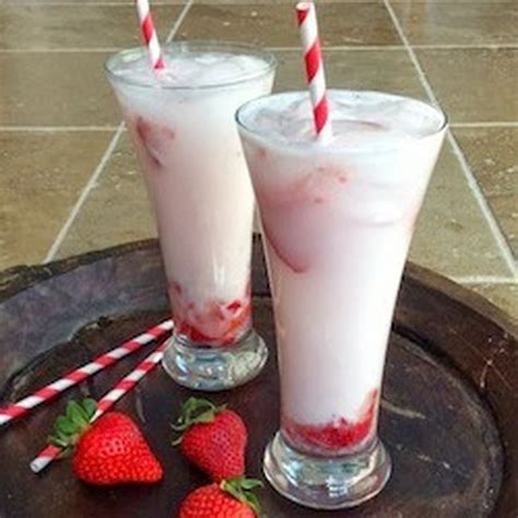 Strawberry Coconut Cream Sparkling Beverage Recipe on Food52