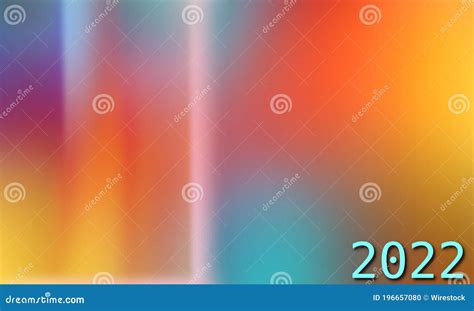 Beautiful Vibrant Illustration in Orange and Blue Colors for Background ...