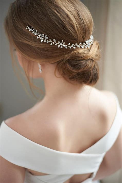 Rhinestone bridal headband – Artofit
